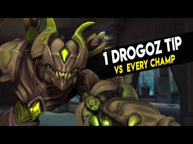 1 DROGOZ TIP VS EVERY CHAMPION | ft. Helvian