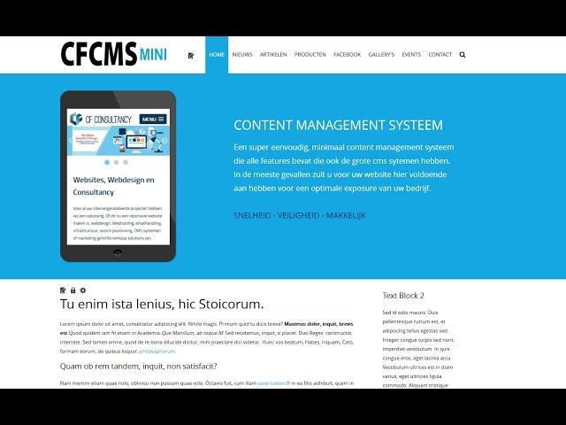 redirects in cfcmsmini