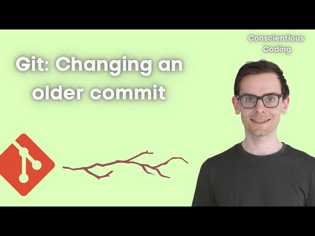 Git: change an older commit with rebase interactive