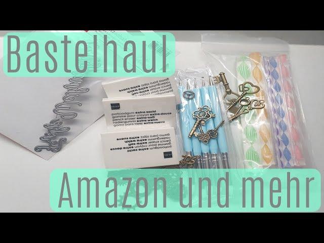 Gemischter Haul  Amazon Hema uvm.  Stempel schnitzen?!  Dot Painting  JunkJournal Embellishments