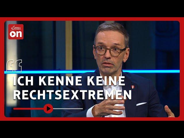 FPÖ-Parteiobmann Herbert Kickl: "Ich kenne keine Rechtsextremen" | Wahl24