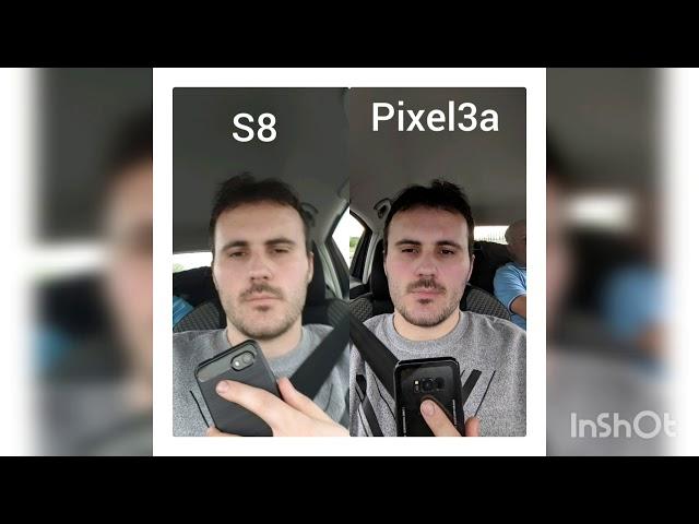 Pixel 3a vs  Samsung galaxy s8 selfie e camera test!