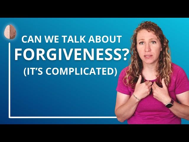 Forgiveness is a process, not a single step