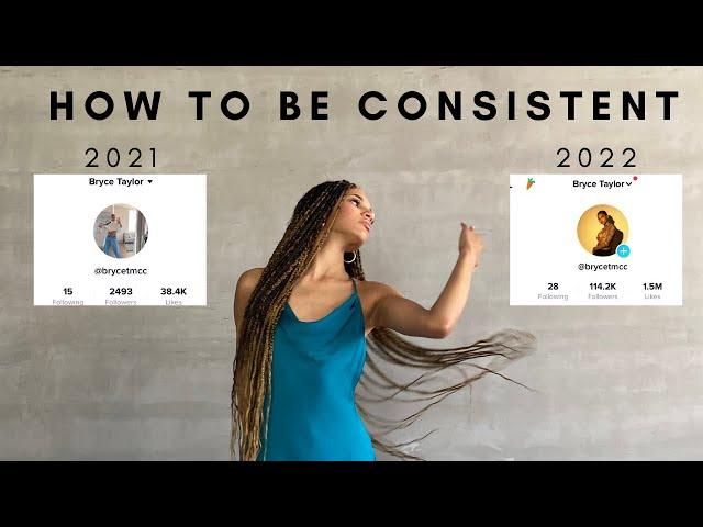 HOW TO BE CONSISTENT | STEP BY STEP GUIDE ON HOW TO GROW ON SOCIAL MEDIA