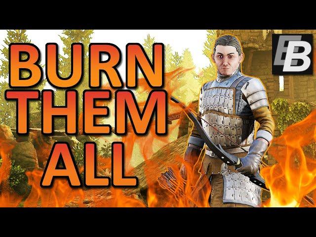 Raining FIRE Down on My Enemies with the Fire Bow - Mordhau Gameplay (via Twitch)