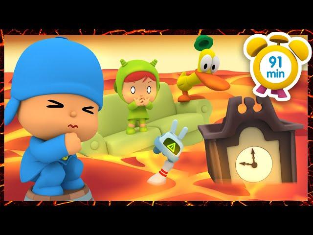 ‍️POCOYO ENGLISH - Let's Play in the Swimming Pool! [91 min] Full Episodes | VIDEOS & CARTOONS