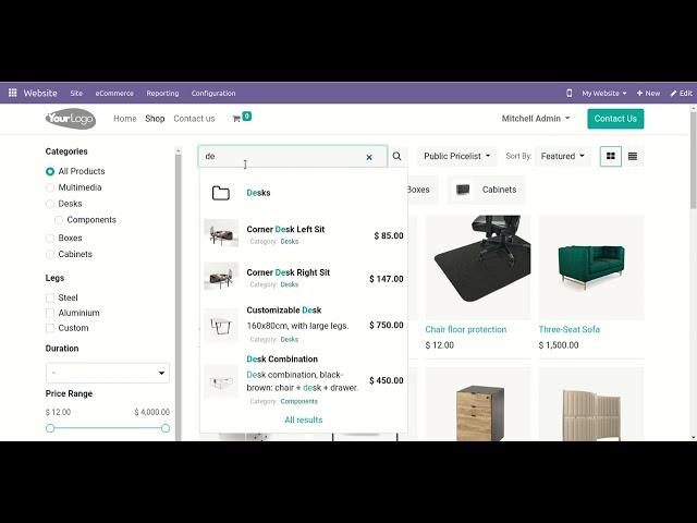 Manage Ecommerce Categories In Multi Website Odoo