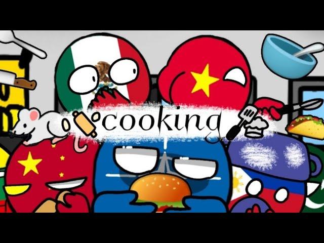 countryballs school  (cooking )part 3  #countryballs #animation #memes