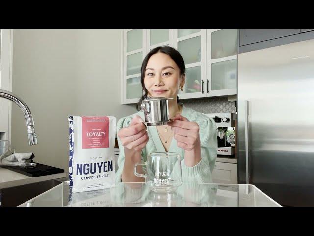 How To Make Vietnamese Coffee Using A Phin Filter with Sahra Nguyen