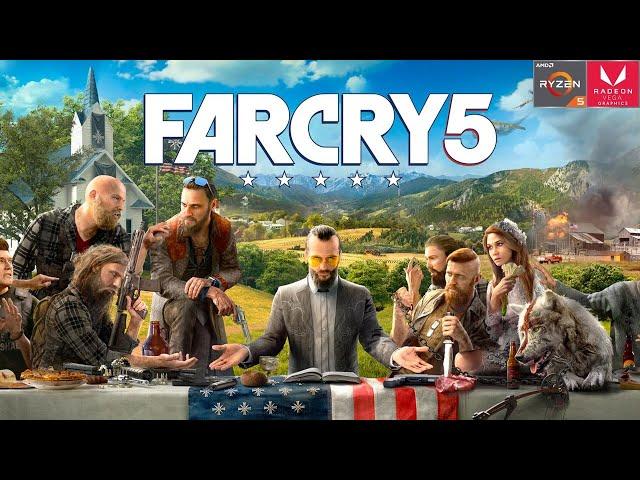 Far Cry 5 on Ryzen 5 3500U Asus Vivobook 14 M409DA Gameplay