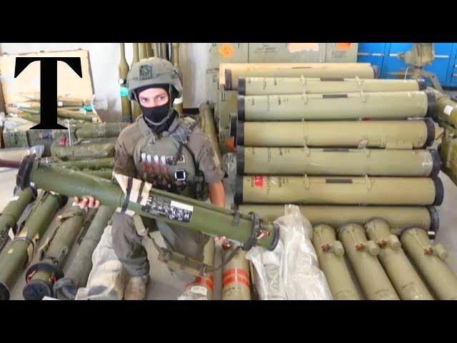 Iranian weapons captured by Israel in Lebanon