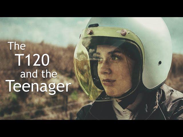 The T120 and the Teenager - a Sunday ride with my niece and my Triumph Bonneville - MotoVlog