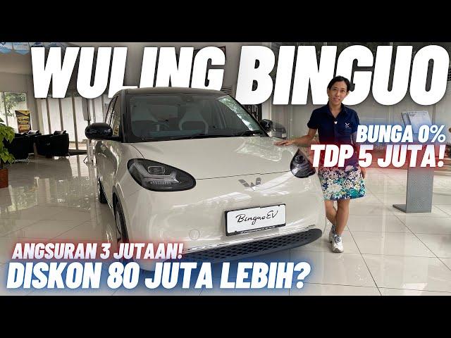 Banting Harga Diskon Sampai 80 Juta⁉️Review Wuling Binguo EV Mobil Listrik Terbaru 2024