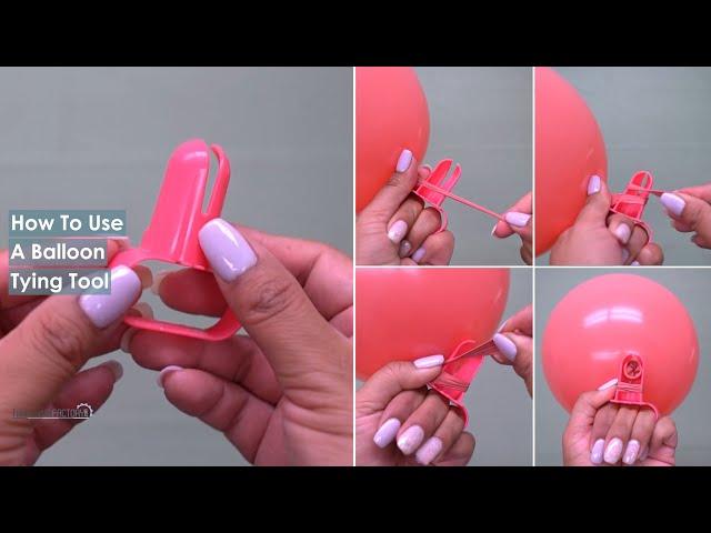 How To Use A Balloon Tying Tool | DIY | Tableclothsfactory.com