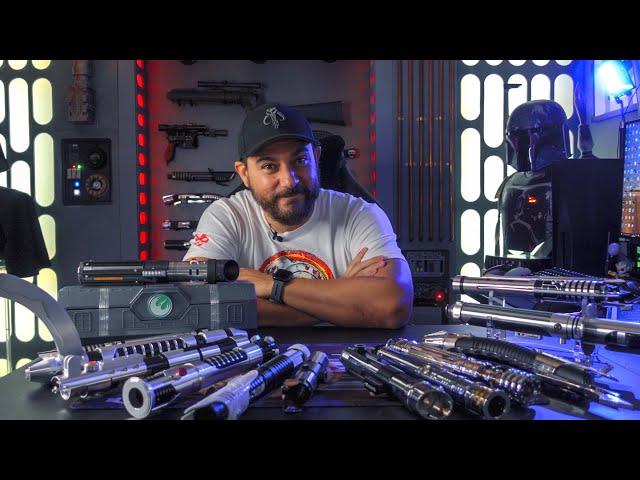 MY ENTIRE CRAZY LIGHTSABER COLLECTION UNBOXED!