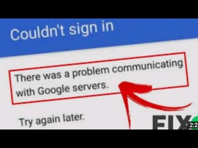 How to fix there was a problem communicating with Google servers part 2 || DE GREAT TECH