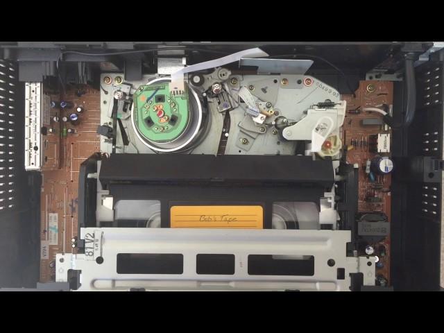 VHS in an old VCR - Mechanical Sounds