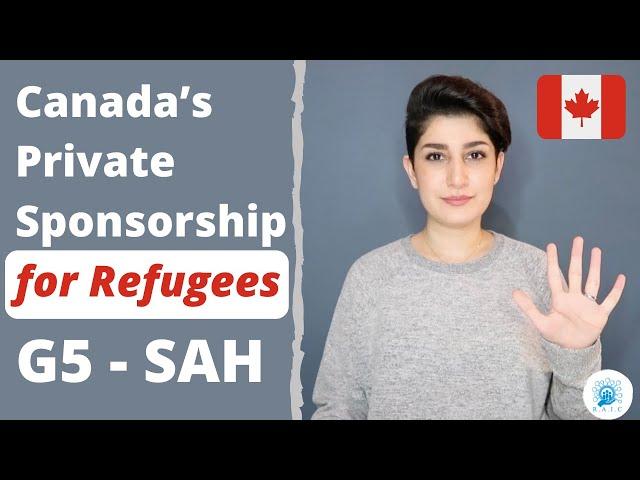 Canadian private sponsorship of refugees | group of five - SAH