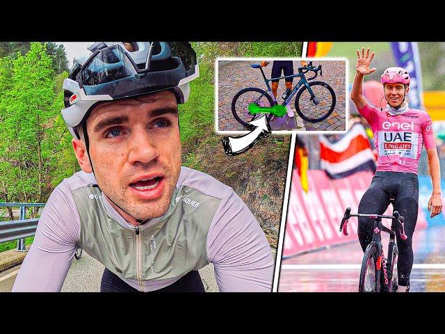 Is an e-bike FASTER than Tadej Pogacar? *Giro d'Italia*