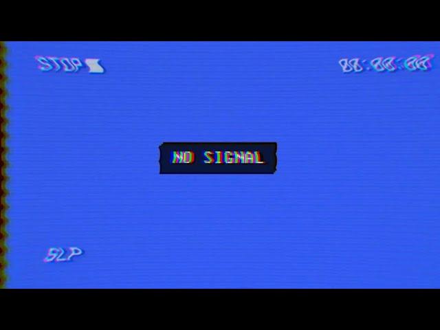 no signal sound effect/screen effect