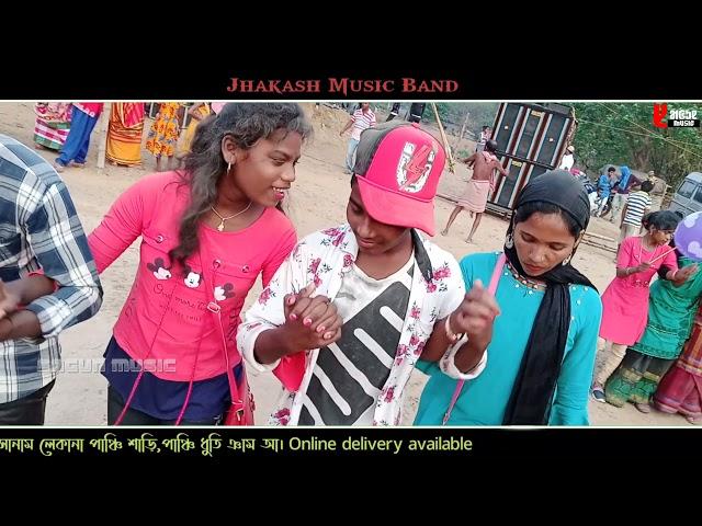 New Santali Program Video 2021,  Lolo Lolo Kaki go Papor Vaja || ঝাকাস মিউজিক ব্যান্ড  singer Bristi