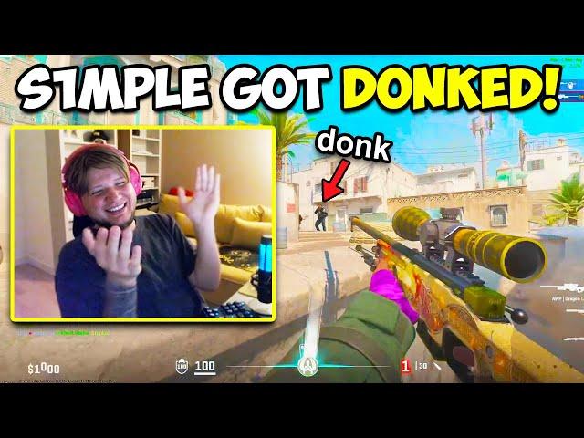 S1MPLE GOT DESTROYED ON STREAM BY DONK! CS2 Twitch Clips