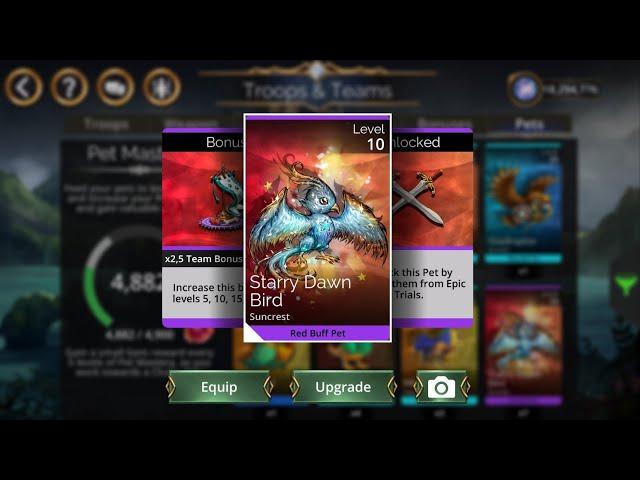 Gems of War Epic Trials Suncrest