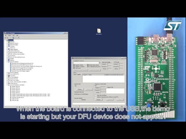 Getting started with STM32 built-in USB DFU Bootloader