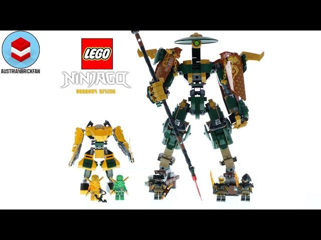 LEGO Ninjago 71794 Lloyd and Arin's Ninja Team Mechs - LEGO Speed Build Review