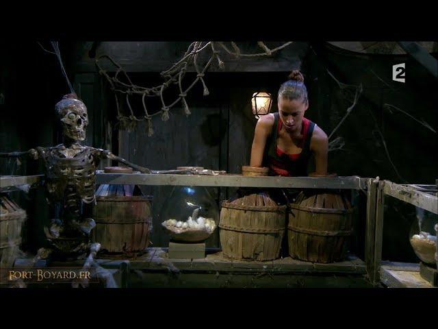 Fort Boyard 2014 - Noémie Lenoir dans l'épreuve des Jarres