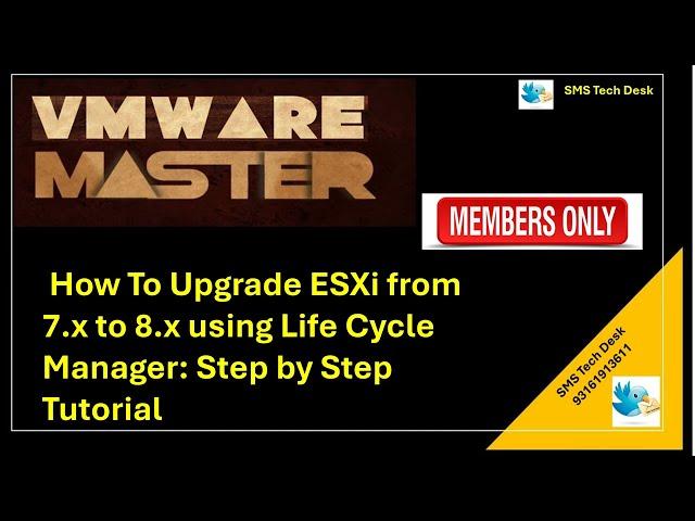 How To Upgrade ESXi from 7.x to 8.x using Life Cycle Manager: Step by Step Tutorial