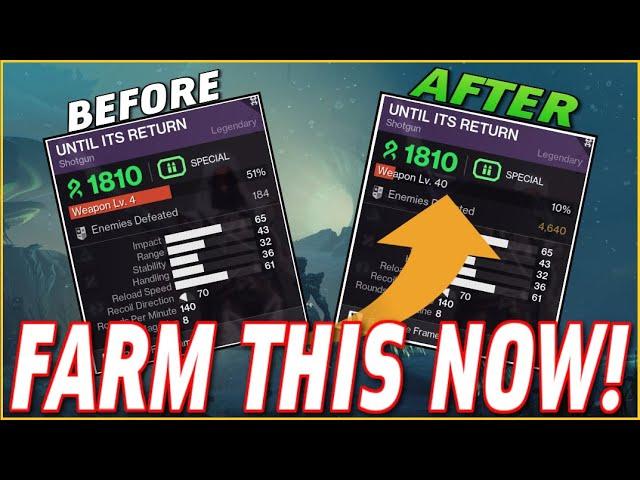 This NEW Method Is NOW The BEST SOLO WEAPON XP Farm In Destiny 2 Lightfall...