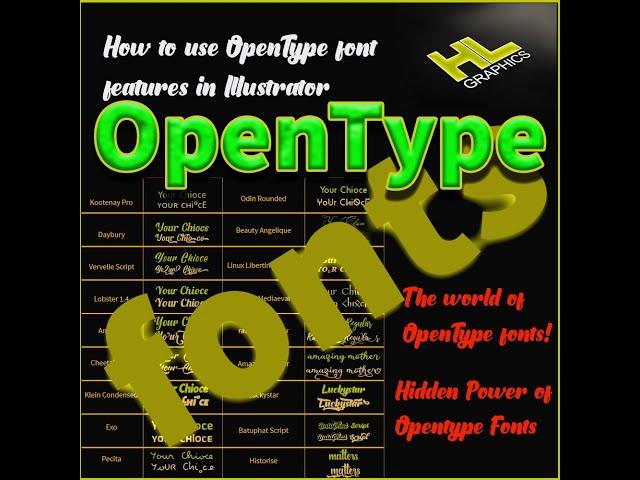 OpenType font tutorial