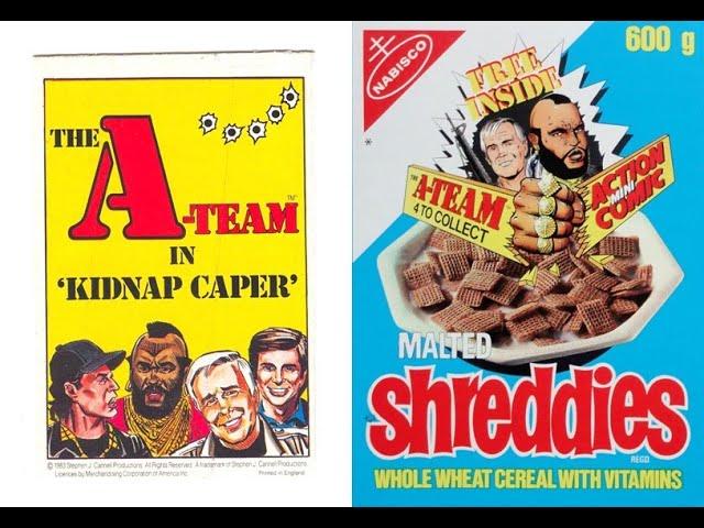 Shreddies The A Team Comics & Cereal Advert (1985)