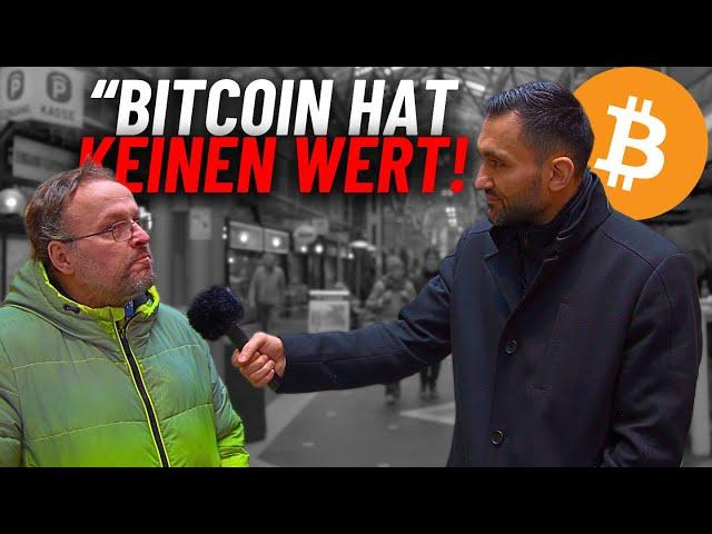 Dieser Passant überrascht mich sehr! Bitcoin Straßenumfrage!