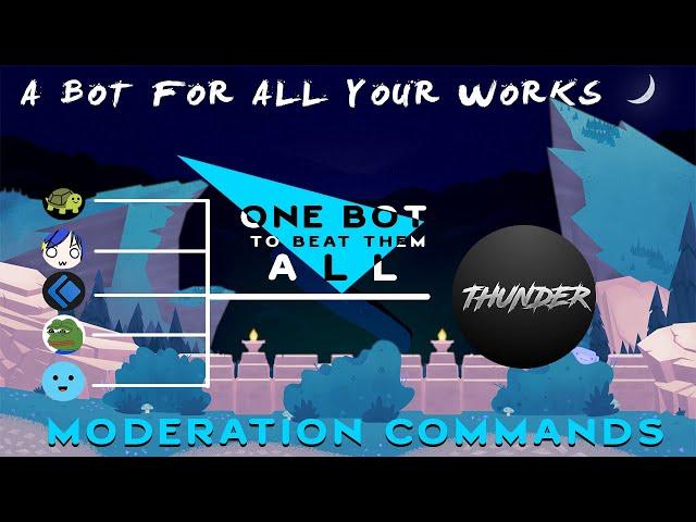 Moderation Commands Tutorial | Thunder V2.0 | Discord.JS | Commands Tutorial Part 1 |