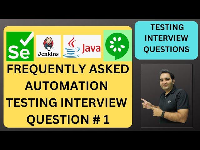 Automation Testing Interview Questions and Answers | RD Automation Learning