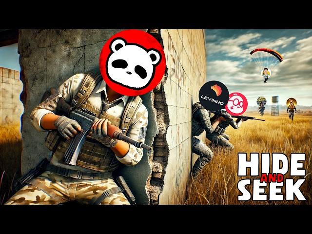 Panda vs YouTubers️ Hide & Seek