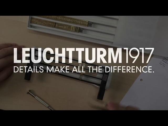 Leuchtturm1917: Personalise your video