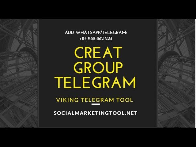 Viking Telegram Tool - How to Creat Group | Telegram Marketing Tool | Viking Software