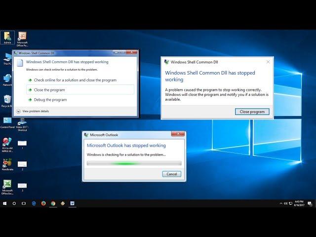 How to Fix All Windows Shell Common DLL has Stopped Working in Windows PC