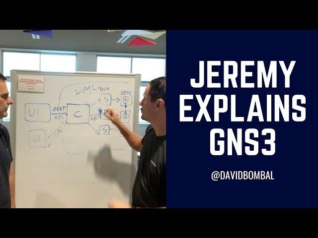 Jeremy Grossmann - creator of GNS3 - discusses the GNS3 architecture with David Bombal