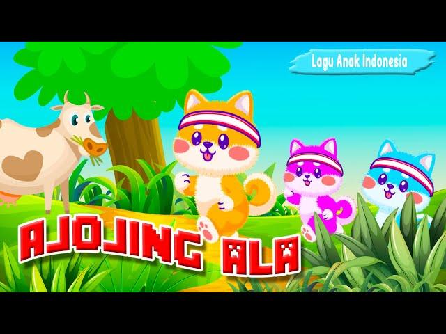 Lagu Anak Indonesia - Ajojing Ala Ala Ajojing kartun Ayam, Kucing dan sapi lucu // WE ART KARTUN