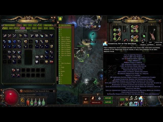 Day 1 - Going over Elemental hit vs lightning arrow - 3.24 PoE