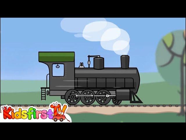 Big Construction: trains for kids. Baby cartoon.