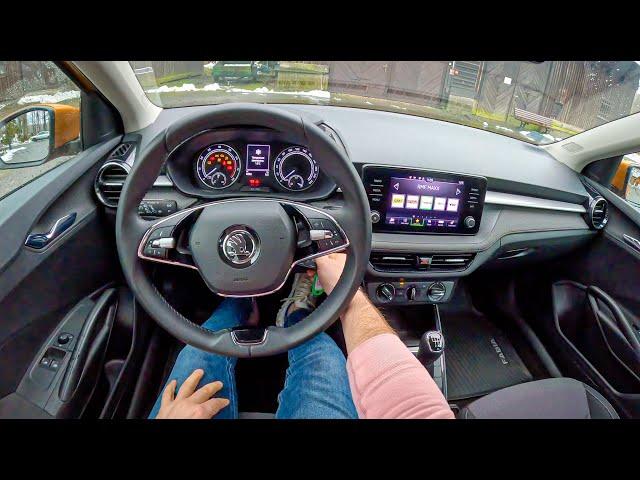 Skoda Fabia [1.0 TSI 110HP] |0-100| POV Test Drive #1965 Joe Black