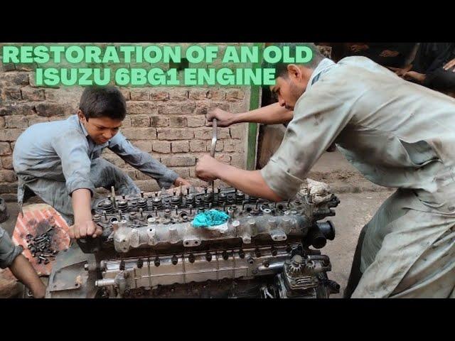 Complete Restoration of an Old ISUZU 6BG1 - MT12 Diesel Engine | Engine Overhauling | Truck Care TV