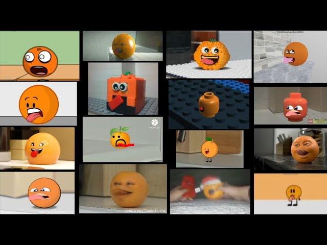 annoying orange hey apple comparison normal & reversed