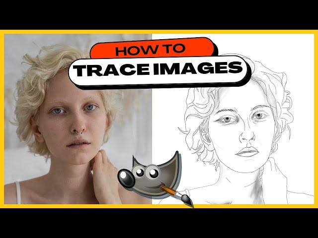 How to Trace Images in GIMP  (Make Sketches / Line Art)