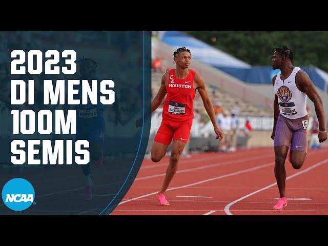 Men's 100m semifinals - 2023 NCAA outdoor track and field championships (Heat 3)